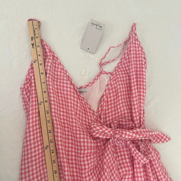 Rails Malia Plaid Gingham Spaghetti Strap Mini Dress Size S - Picture 13 of 14